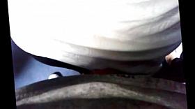 Encoxada a nice teen ass on tram with dick in ass