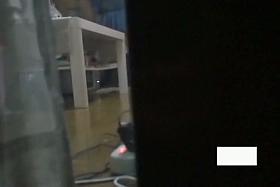 Sassy girl masturbates before dreaming on hidden voyeur cam