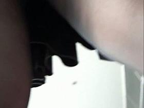 Mature beauty followed around by an upskirt chaser