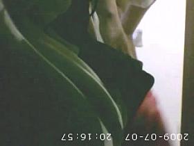 My friends sister in bathroom 5