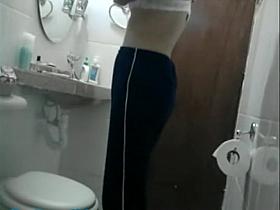 Loose panties hiding a big hairy bush