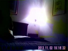 Black prostitute fucks client in hotel (hidden cam)