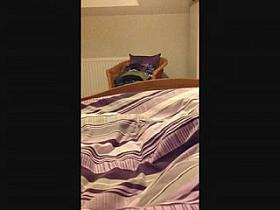 Big titted girlfriend getting undressed