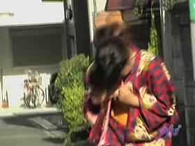 Teen Asian dressed in traditional clothes got boob sharked