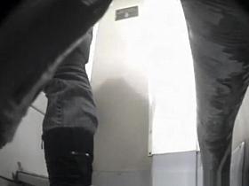 Listening to music and peeing