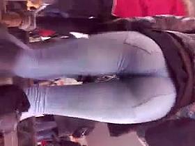 Candid ass, tight jeans 1.