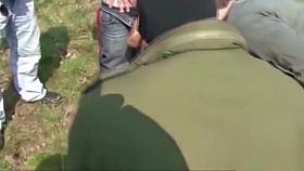 Busty German Teen Outdoor Gangbang