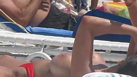 Fake Boobs on the beach