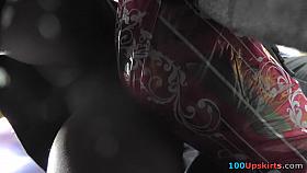 Business lady in street upakirt movie