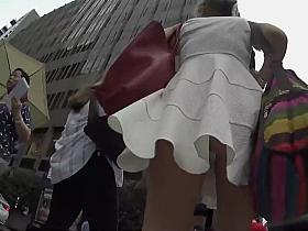 Upskirt creepshot of hot woman