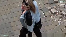 View of the neckline busty girls.