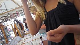 2 SEXY TEENS IN MINISHORTS