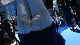 spy sexy girl ass jeans withe romanian