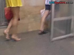 Panty up short golden costume