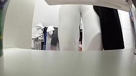 Guy stroking cock to his wife