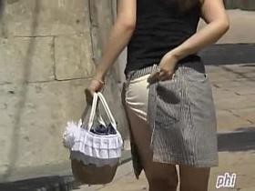 Silky long-legged cutie gets totally stunned during wild sharking attack