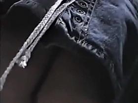 Sexy underwear upskirt view