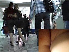 Hot view up a short suit