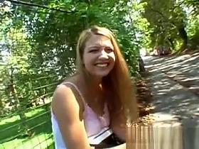 Czech PublicInvasion 23yo Blonde Jana PornFromCzechcom