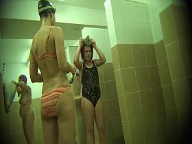 Hidden cameras in public pool showers 448