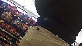 Nice white booty in khakis