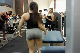 Gym girls spied during their workout