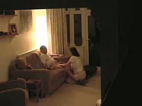 Mature brunette slut on hidden sex cam