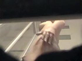 Elder sister's hairy pussy under a shower