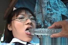 Cute asian girl likes showing her body part5