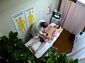 Girl gets her tight pussy fingered while hot voyeur massage