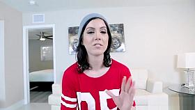 Teen lesbian BFFs lick pussies before strapon fuck