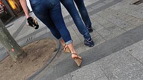 MILF, Big Booty In High Heels Wedges