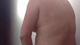 Dutch mature mom in public shower