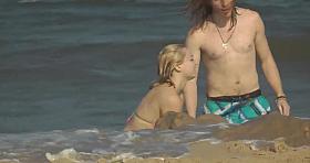 Bubble butt teen in bikini