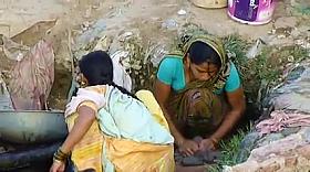 Indian Village Girl Spied In Outdoor Hidden