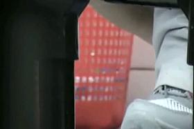 Toilet voyeur loves filming girls when they take a piss.