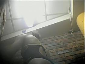 Fem putting on swimsuit exposes tits in change room