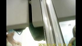 Erotic spy cam cutie in bra in the changing room