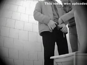 Helping each other to take a pee