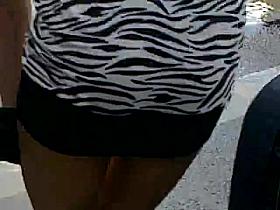 mini skirt legs public 10