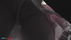 Another great upskirt scene with a lady in the market