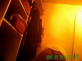 friend changing in her bedroom