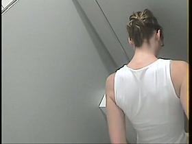 Amateur girl is exciting with cute ass caught on pee spy cam