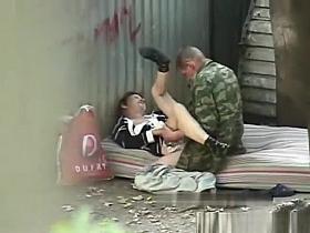 Russian sex outdoor