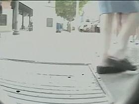 Beautiful teen upskirt amateur spy cam vid