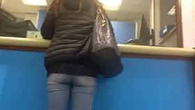 Bel culetto in pizzeria