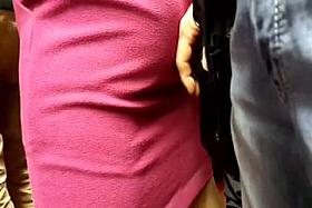 touch ass in the subway 2