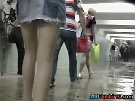 Dripping muff up denim petticoat