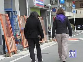 Both of these Asian babes got shuri sharked in this video