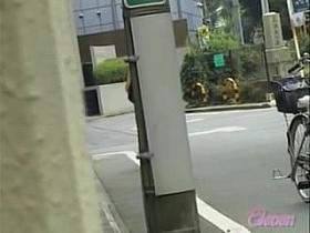 Sharking of a gorgeous Japanese lady wearing a skirt